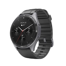 Cropped image of Hama Smartwatch "7010" with GPS, AMOLED 47 mm, phone function, waterproof