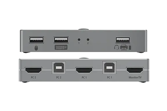 Connections on the switch.